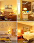 Yellow LED Bug Light Bulbs, A19 Outdoor 60W Equivalent, 9W Yellow Amber Bug Lights, E26 Base, Non-Dimmable, 4 Pack