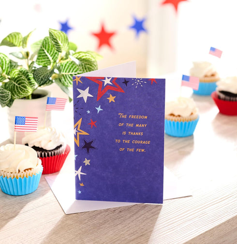 American Greetings Military Thank You Card - Respect & Gratitude