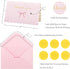 Envelopes,50 Pack Crisky Thank You Cards with Pink Thank You Cards Bulk Bow Style for Baby Shower, Birthday, Wedding
