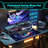 Large Gaming Mouse Pad, Technological Nebula Style Professional Gaming Mousepad, Non-Slip Waterproof Rubber Base 31.5 x