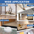 Floor Transition Strip Self Adhesive for Vinyl Door Threshold, Carpet Edging Strip from 2/5" to 3/5" (White, 3.3 Ft)