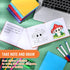Ireer 24 Pcs Colorful Hardcover Blank Book Bulk - 5 x 5 Inch Sketchbooks for Kids, 72 Pages for Journaling
