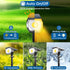 1 Pack 2-in-1 Peasur Solar Spot Lights Outdoor, Solar Spotlights Outdoor Waterproof Auto On/Off Landscape Lighting