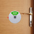 Privacy Sign, Do Not Disturb/Please Knock/Out of Office Sign, Office Door Sign for Availability (5inch, Silver)