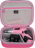 Aproca Hard Travel Storage Case for Hi-Spec 27pc 3.6V Pink USB Cordless Power Electric Screwdriver Set