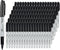 Buecs Permanent Markers, 200 Count Black Permanent Markers, Fine Point, Waterproof & Smear