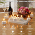 8Pcs Rechargeable Flameless Tea Lights Candles with Charging Station Battery Tea Lights with Remote & Timer LED