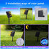 clouisc 120 40ft 8 Solar String Lights Outdoor Waterproof LED Rope Lights with Modes, Fairy Lights for Patio, Garden