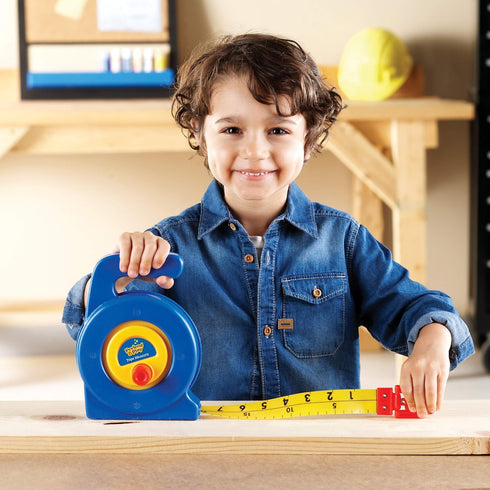 3" Counting Learning Resources Pretend Play Long Tape Measure - Kids Construction Toys, Preschool Activities, Pretend