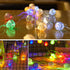 15ft 20LED dephen - Outdoor String Lights Solar Christmas Lights Outdoor Waterproof Multicolor Moroccan String Lights