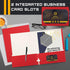 Better Office Products Two Pocket Portfolio Folders, 50-Pack, RED, Letter Size Paper Folders