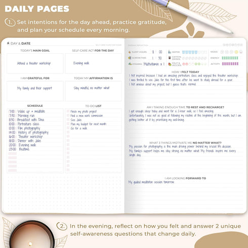 Clever Fox Self-Care Journal Wellness & Daily Reflection Notebook Mental Health & Personal Development Journal