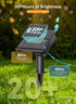 34FT 9 S14 Bulb, 3 Dimmable Minetom Solar String Lights Outdoor Waterproof, LED Shatterproof Patio Lights with Remote