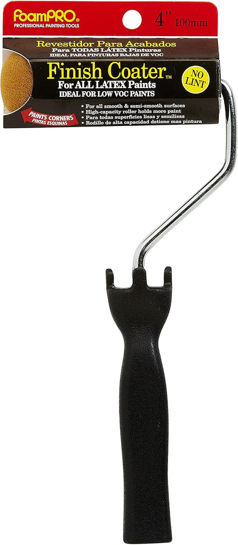 FOAM PRO 84 Mini Roller Finish Coater for Latex Paint, 4"