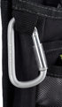 AWP Tool Organizer Pouch with 7 Pockets & Loops, Heavy-Duty Metal Belt Clip Attachment