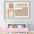 Rustic Classroom Calendar Set Bulletin Board, Teacher Calendar for Elementary Preschool Classroom School Calendar