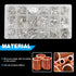 420pcs Non-Insulated Ring Terminals & Fork Connector Kit 22-16/16-14/12-10 Gauge Wire Lugs