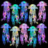 Jellyfish Decor - 10 Pcs Light Up Jellyfish Lanterns, Hanging Jelly Fish