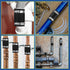 5 Pcs Flexible TPE Coupling with Stainless Steel Clamps for Plastic and Copper Plumbing Connections