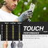 Nitrile Safety Work Gloves, 3 Pairs, Lightweight Touchscreen Utility Gloves for Men and Women (Gray, M)