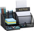 Mind Reader Desktop Organizer, File Storage, Accessory Storage, Metal Mesh, 11" L x 5.5" W x 5" H, Black