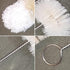 Coralpearl Stainless Steel Soda Bottle Cleaning Brush Set, Flexible Long Handle, Natural Boar Bristle Wool Tip, 2 Pack