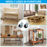 1.5 Inch M8 (2 2 PATIKIL Stem Casters Wheels, Wire Shelf Caster Threaded Swivel Wheels for Furniture Wire Shelving