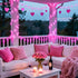33ft 100 8 JMEXSUSS LED Pink Battery Operated Lights with Modes Remote, Pink String Lights Indoor Outdoor, Christmas