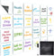Dry Erase Sticky Notes, Reusable Whiteboard Stickers, 4"x4", 24 Pack for Labels, Lists, Reminders, Washable