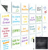 Dry Erase Sticky Notes, Reusable Whiteboard Stickers, 4"x4", 24 Pack for Labels, Lists, Reminders, Washable