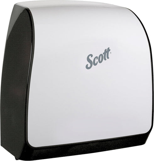 Scott Slimroll Manual Towel Dispensers (47091), White, for Orange Core Scott Slimroll
