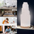 20 cm Selenite Crystal Lamp, Tall, High Energy Skyscraper Lamp with Wooden Base & USB Charging Cable, ETL Certified