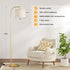 Dimmable Bulb, Ambimall Arc Floor Lamp with Remote and Stepless Colors Temperature & Brightness Adjustable, Gold Floor