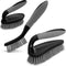 Scrub Brush Set of 3pcs, Cleaning Shower Scrubber with Ergonomic Handle and Durable Bristles for Bathroom and Kitchen