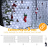 IP67 210LED 10x7ft 8 Ollny Net Lights Outdoor Mesh Lights Waterproof, Cool White Christmas Net Lights, Connectable
