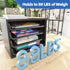 4-Tier Simple Trending Desk File Organizers, Letter Tray Paper Organizer with File Holder, Wooden Paper Sorter