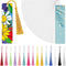 Tenare 30 Pieces Sublimation Blank Bookmarks, Metal Heat Transfer Aluminum with Colorful Tassels for DIY Projects