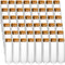 Frcctre 48 Pack 50ml Glass Test Tubes with Cork Stoppers, Clear Round Bottom for Experiments & Storage