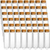 Frcctre 48 Pack 50ml Glass Test Tubes with Cork Stoppers, Clear Round Bottom for Experiments & Storage