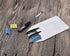 DS. DISTINCTIVE STYLE 10 Pieces PVC Pocket Protectors for School, Hospital, Office Supplies (White)