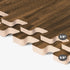 5/8 Inch Forest Floor Thick Printed Foam Tiles, Premium Wood Grain Interlocking Foam Floor Mats, Anti-Fatigue Flooring
