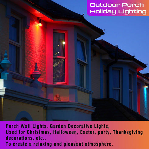 Bulbs 625nm 25w-40w 3W 300lm, E26 Non-Dimmable, 2Pack Red Light for Sleep, Red Night Lighting Equivalent, Blue Light