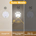 Attivolife Cat Paw Motion Sensor Night Light with Magnetic, USB Rechargeable & Cordless LED Lamp, Cute Kids Wall Light