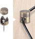 Gosknor 3pcs Cable Anchors for Desk, Phone Charger Cord Holders Metal Adhesive Cable Management Clips Aluminum Wire