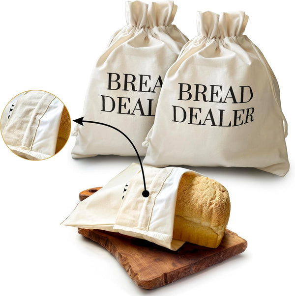 Salt & York In My Sourdough Era Cotton Bread Bag Funny Reusable