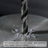 HARFINGTON 10pcs Jobber Drill Bits 1mm (5/128") Nitride Coated High Speed Steel Twist Drill Bits for Metal Wood Plastic