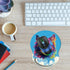 Wrist Support Mouse Pad Non-Slip Rubber Base, Wrist Rest Mousepad 8.75in X7.5in for Home Office Computer Laptop