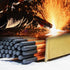 PATIKIL 20pcs 5mmx355mm Carbon Arc Air Gouging Rods, Copper Graphite Coated for Welding