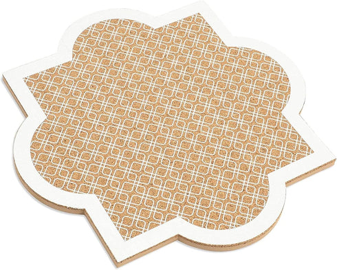 Stockroom Plus Decorative Bulletin Board Wall Organizer, Cute Framed Self-Adhesive Cork Board for Home or School