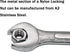 Fullerkreg 10-32 Nylon Insert Hex Lock Nuts, 18-8 Stainless Steel, Quantity 100
